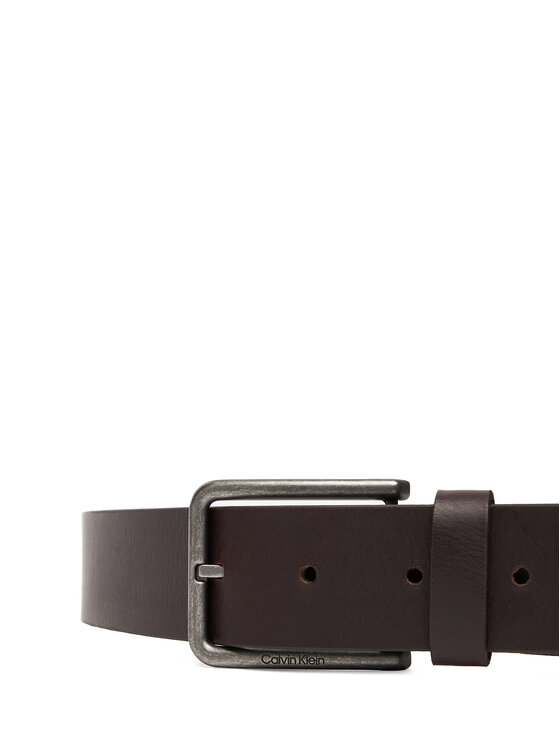 Calvin Klein Pánský pásek Calvin Klein Warmth Buckle Smooth 35Mm LV04D7047G Hnědá