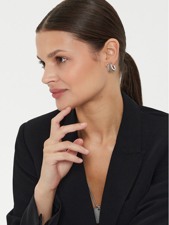 Calvin Klein Обици Calvin Klein 35000031 Сребрист