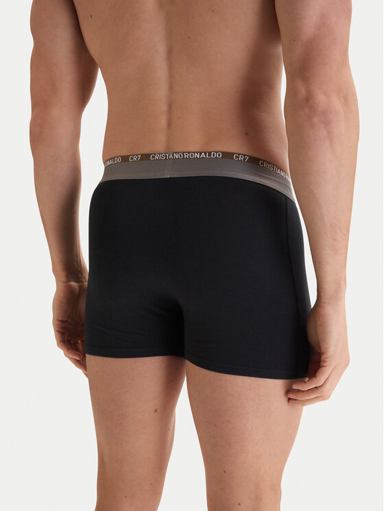Cristiano Ronaldo CR7 Cristiano Ronaldo CR7 Conjunto de calzoncillos boxer 8100-49 Negro