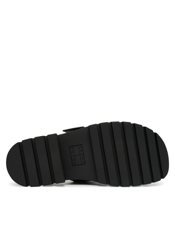 Tommy Jeans Čības uz pirksta Tommy Jeans Tjw Buckle Sandal EN0EN02948 Melns