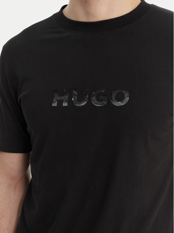 HUGO HUGO Camiseta Dumeo 50557437 Negro Regular Fit