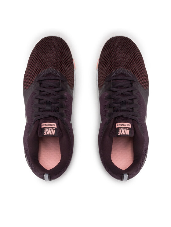 Nike Buty na siłownię Nike Flex Essential Tr 924344 601 Bordowy