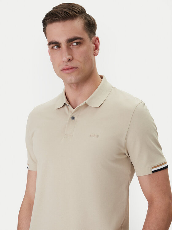 BOSS BOSS Polo Parlay 147 50467113 Beis Regular Fit