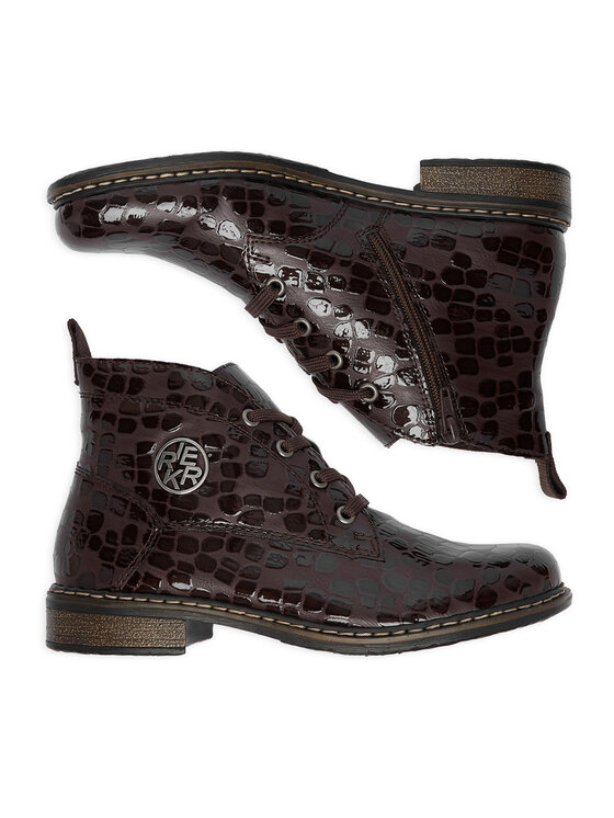 Rieker Auliniai batai Rieker CEO-71205-25 Tamsiai ruda