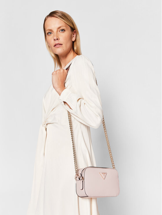 Guess Ročna torba Guess Noelle Crossbody Camera HWZG78 79140 Roza