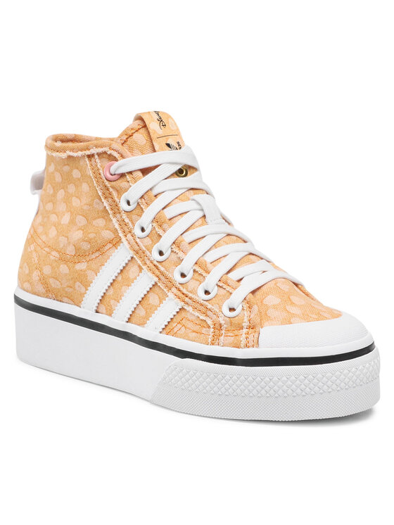 adidas Снікерcи adidas Disney Nizza Platform Mid GZ1657 Оранжевий