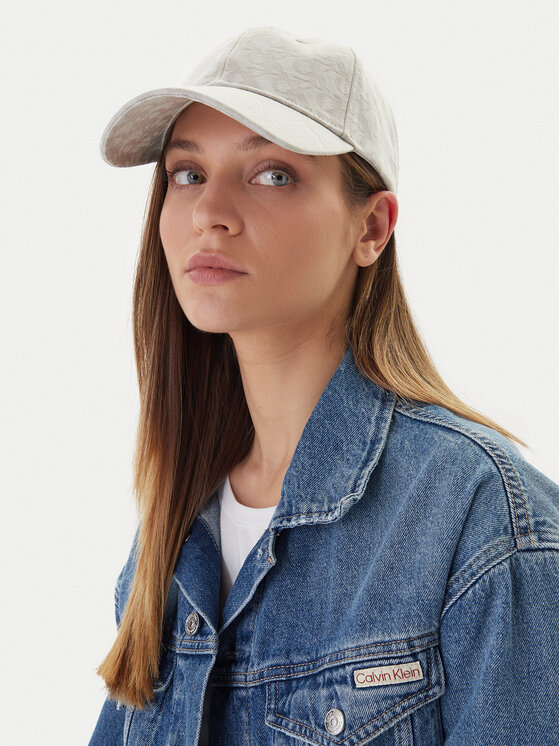 Calvin Klein Șapcă Calvin Klein Aop 6 Panel Baseball Cap LV04K5058G Bej