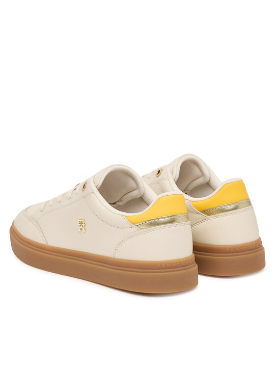 Tommy Hilfiger Sneakersy Tommy Hilfiger CHIC SNEAKER ELEVATED FW0FW09400 Beżowy