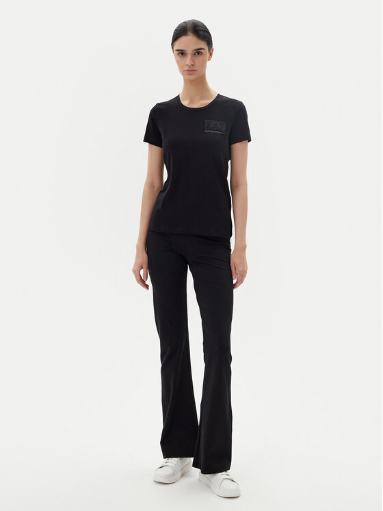 EA7 Emporio Armani EA7 Emporio Armani Футболка 7W000492 AF10373 UC001 Чорний Regular Fit