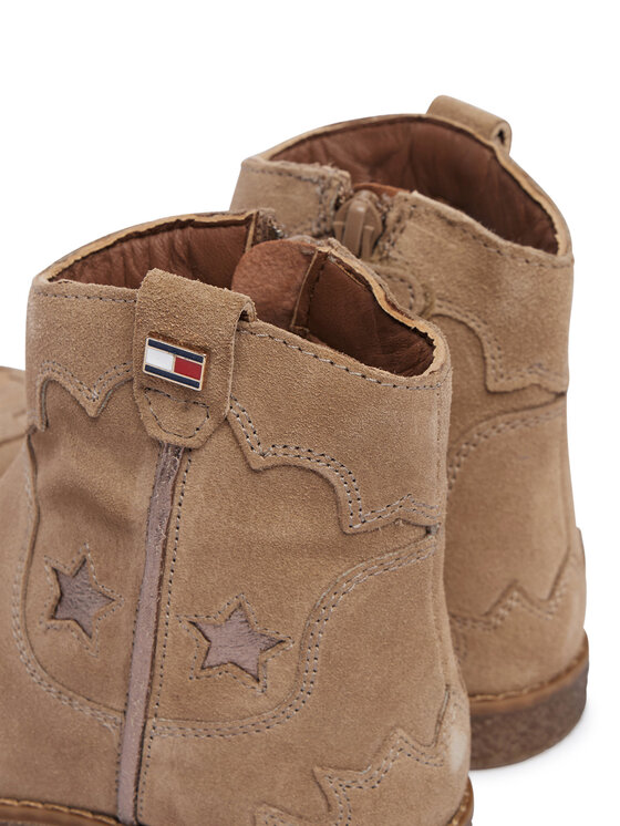 Tommy Hilfiger Bokacsizma Tommy Hilfiger T1A5-35191-1429 S Bézs
