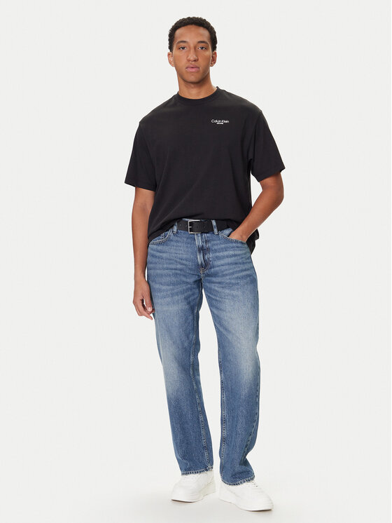 Calvin Klein Jeans Calvin Klein Jeans Camiseta LV04RD825G Negro Regular Fit