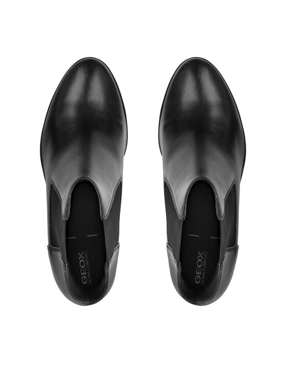 Geox Škornji Geox D Walk Pleasure 85 D35TFC 00043 C9999 Črna