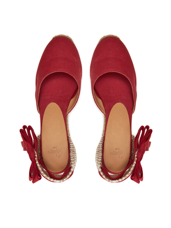 Castañer Espadrilky Castañer Carina/6/002 021644 Červená