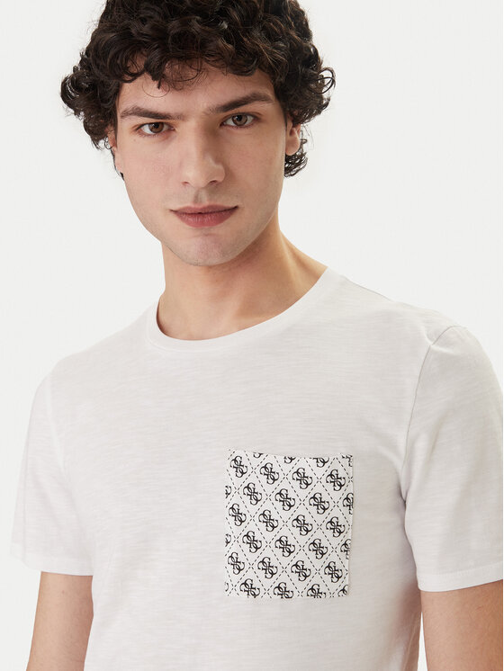 Guess Guess Футболка F6GI12 K6XN4 Білий Regular Fit