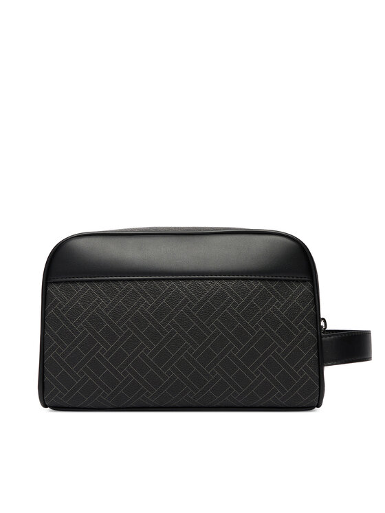 Tommy Hilfiger Neseser Tommy Hilfiger Th Flag Monogram Washbag AM0AM14298 Crna