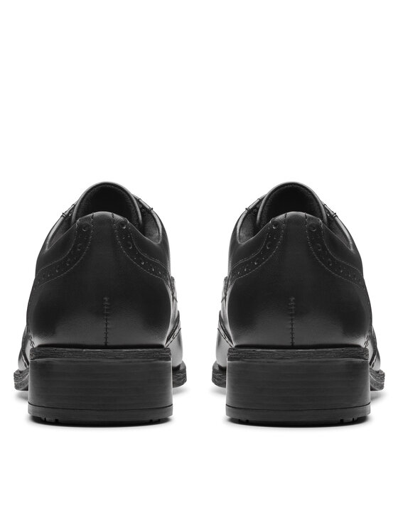 Clarks Оксфорди Clarks Havisham Oak 26178709 Чорний