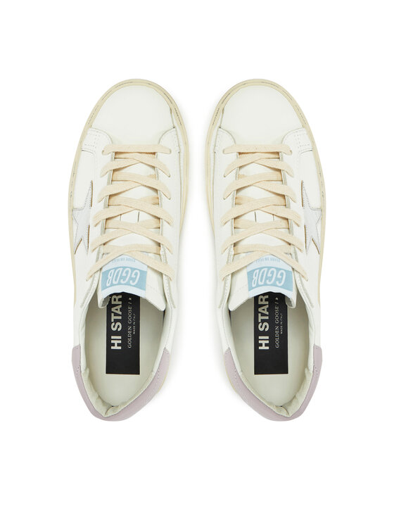 Golden Goose Αθλητικά Golden Goose Hi Star Classic With List GWF00118.F006845.10527 Λευκό