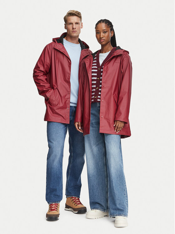 Hunter Hunter Vodootporna jakna Raincoat HARU0003242 Tamnocrvena Regular Fit