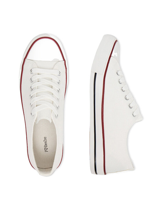 DeeZee Trampki DeeZee CT0513-26 Biały
