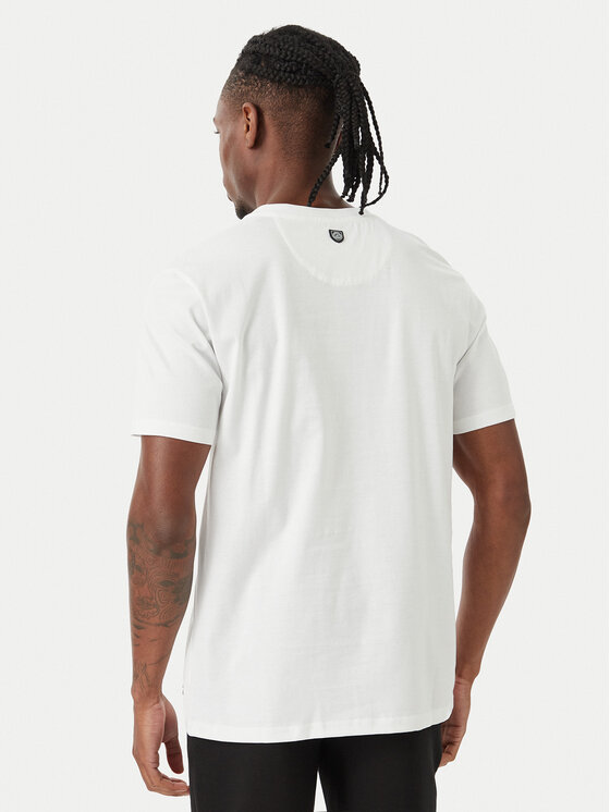 Beverly Hills Polo Club Beverly Hills Polo Club Camiseta M1619-HR Blanco Regular Fit