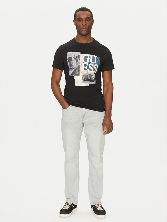 Guess Guess Majica M5GI04 I3Z14 Črna Slim Fit