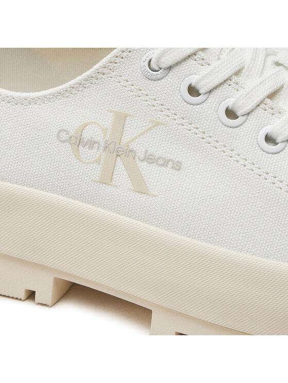 Calvin Klein Jeans Кецове Calvin Klein Jeans Lugged Hybrid Laceup Ml Mtr YW0YW01505 Бял