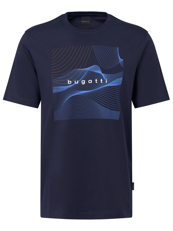 Bugatti Bugatti Футболка 8350-75044C Cиній Regular Fit