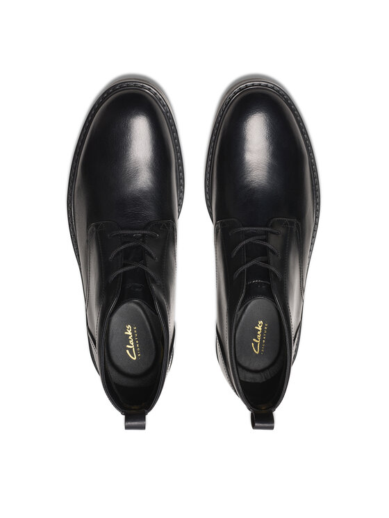 Clarks Gležnjarji Clarks Aldwin Chukka 26179683 Črna