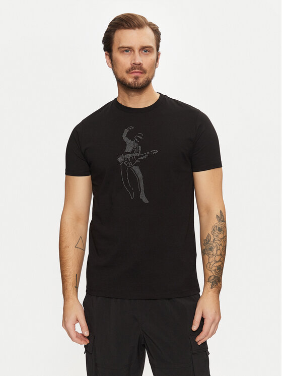 KARL LAGERFELD KARL LAGERFELD Camiseta 755089 551225 Negro Regular Fit