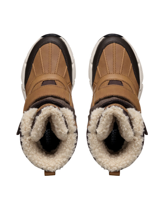 Geox Škornji za sneg Geox J Flexyper Plus Boy J46LCF 0MEFU C6780 S Rjava