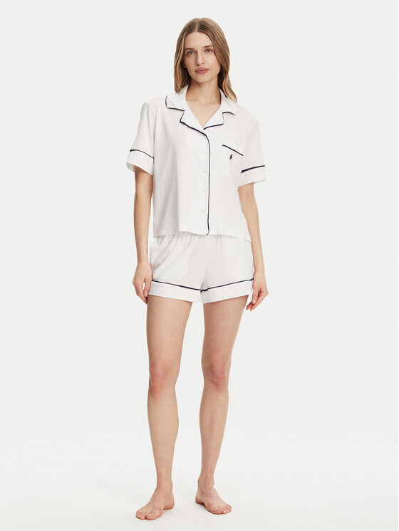 Polo Ralph Lauren Polo Ralph Lauren Піжама 4P0231 Білий Regular Fit