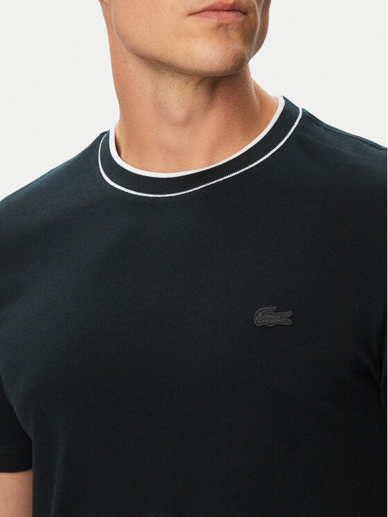 Lacoste Lacoste Camiseta TH8174 Verde oscuro Regular Fit