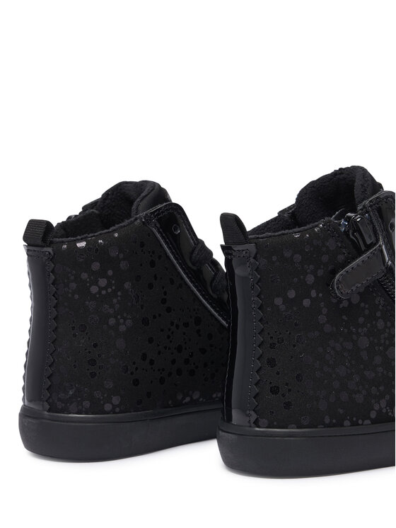 Geox Sneakersy Geox J Gisli Girl J664ND 0AU02 C9999 M Czarny