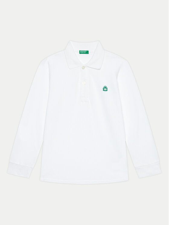 United Colors Of Benetton United Colors Of Benetton Polo marškinėliai 3089G3009 Balta Regular Fit