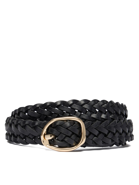 Tommy Hilfiger Колан Tommy Hilfiger Th Sculpt 2.0 Woven AW0AW18696 Черен