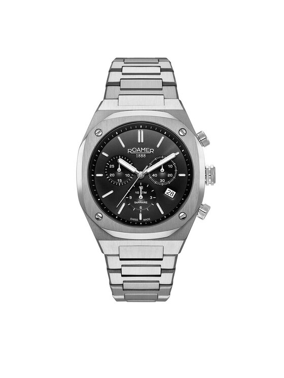 Roamer Hodinky Roamer Stingray R7 Chrono 854837 41 55 50 Stříbrná