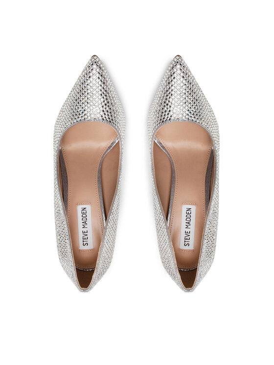 Steve Madden Туфлі на шпильці Steve Madden Vivie SM11001618-02003-998 Срібний