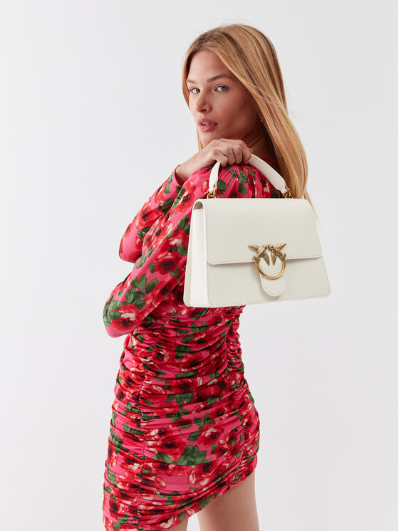 PINKO Torebka Pinko Love One Top Handle Classic Light PE 23 PLTT 100066 A0F1 Biały