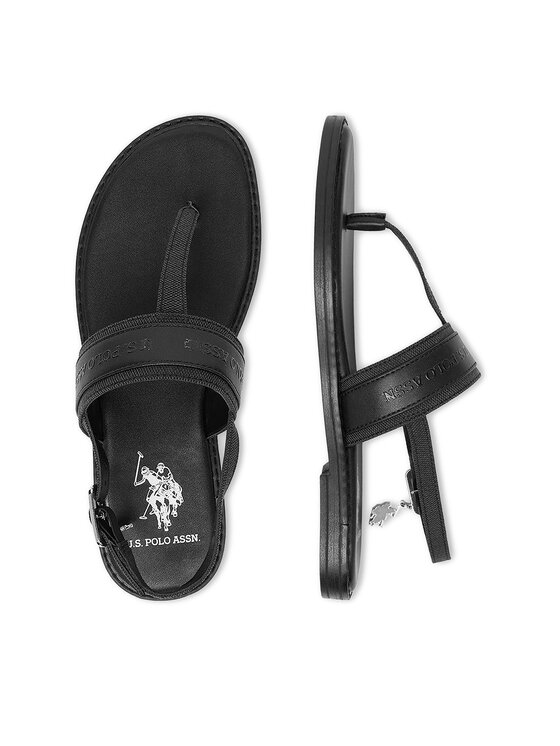 U.S. Polo Assn. Босоніжки U.S. Polo Assn. EO-CASSIE001W/6TY1 Чорний