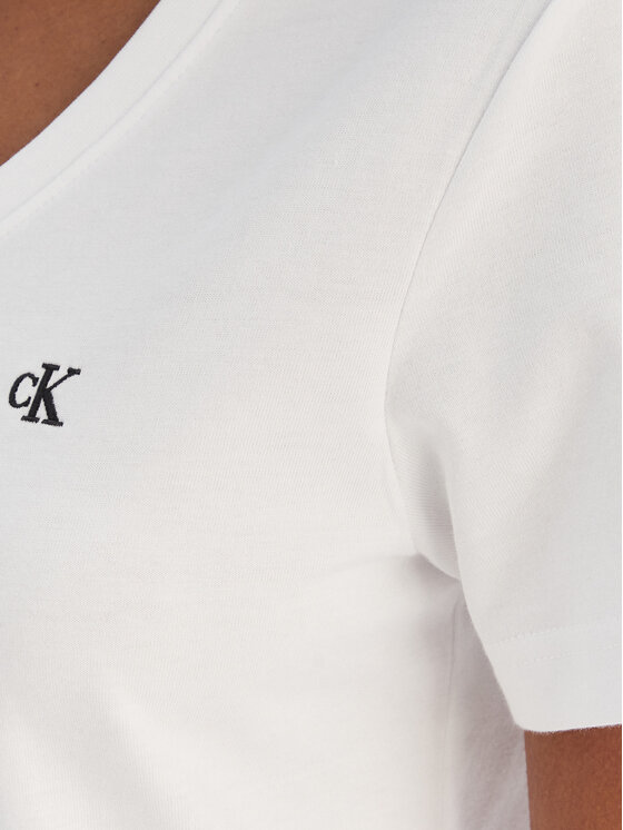 Calvin Klein Jeans Calvin Klein Jeans Camiseta Ss Monogram Vnk LV047B205G Blanco Regular Fit