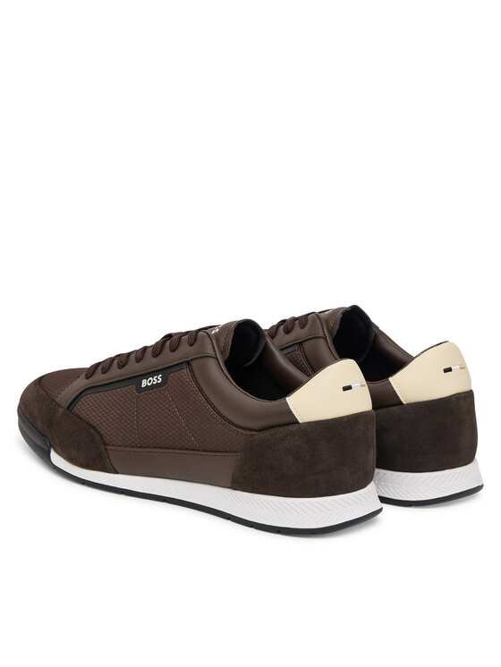 BOSS Sneakersy BOSS Nitan 50573552 Brązowy