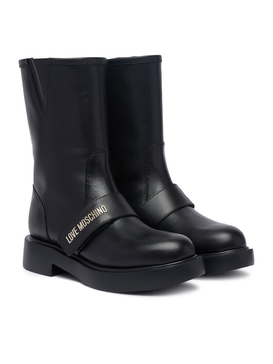 LOVE MOSCHINO Ботильйони LOVE MOSCHINO JA24064G1PIA0000 Чорний