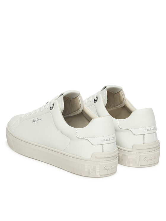 Pepe Jeans Sneakers Pepe Jeans Camden Club M PMS00020 Alb