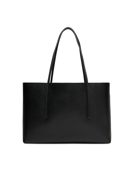 Calvin Klein Torbica Calvin Klein Foil Logo Tote W/Pouch LV04F3274G Crna