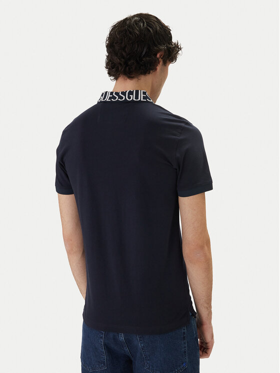 Guess Guess Polo M6GP66 K3070 Azul marino Slim Fit