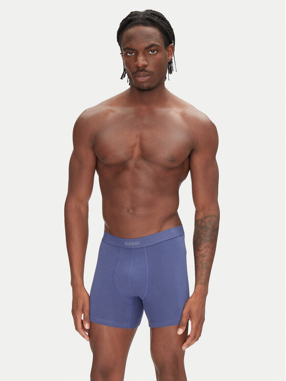 Sloggi Sloggi Conjunto de calzoncillos boxer 10222372 Azul