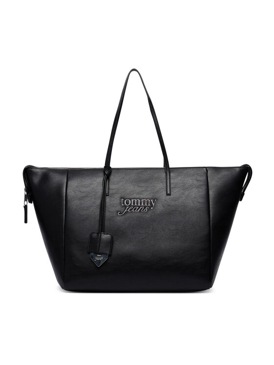 Tommy Jeans Kabelka Tommy Jeans Tjw Bold Tote AW0AW18786 Čierna
