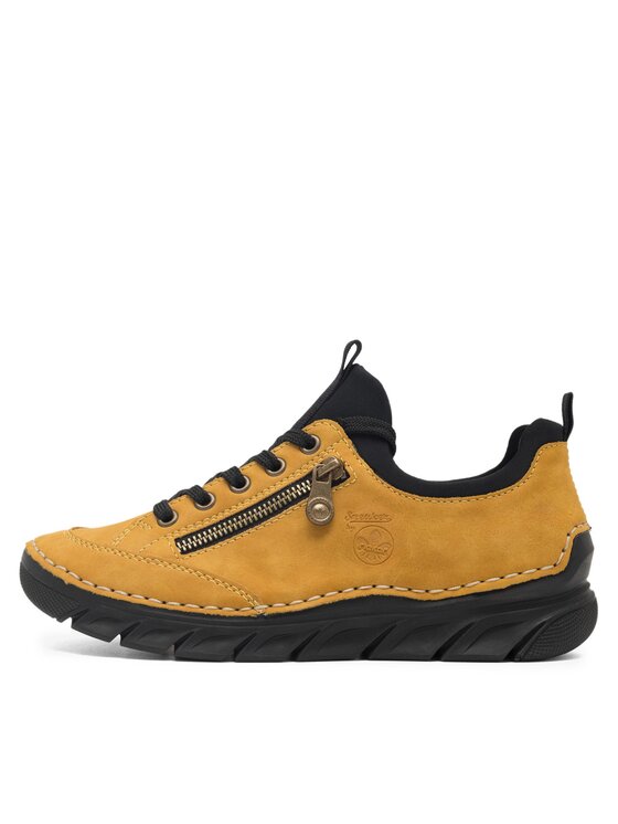 Rieker Pantofi Rieker 55073-68 Galben