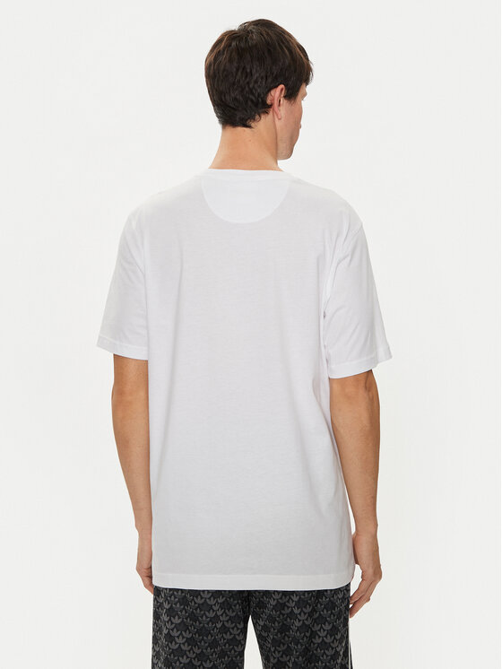 adidas adidas Футболка Trefoil Essentials IZ2098 Білий Regular Fit