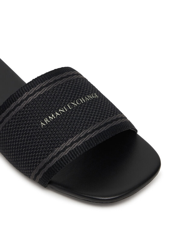 Armani Exchange Шльопанці Armani Exchange XW002569 AF22793 MZ192 Чорний